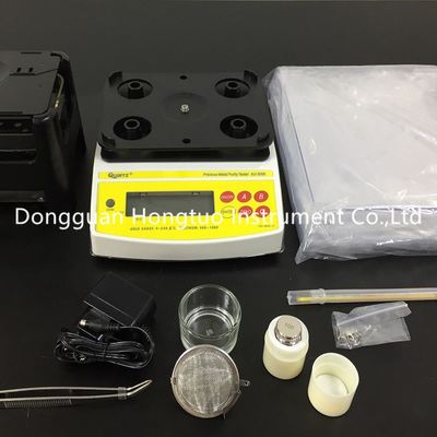 Quarrz Original Factory Digital Electronic Gold Analyzer , Gold Karat Tester with Printer AU-900K