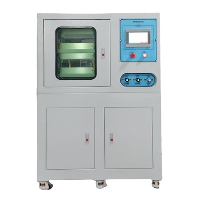 DH-FV50A 50 Ton Flat Vulcanizing Press Water Cooling Hydraulic Molding Machine for Rubber Plastic Pigment Stabilizer R&D Testing
