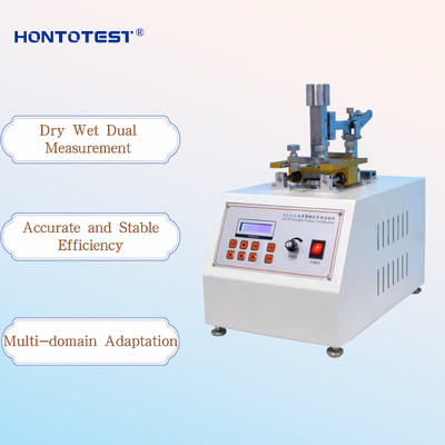 HT-LR Leather Rubbing Color Fastness Tester Dry Wet Rub Test Machine for Leather Plastic Textile Color Transfer Resistance Test