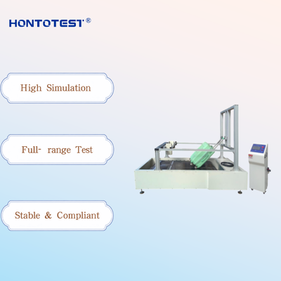 HT-LC Suitcase Walking Bump Tester Luggage Caster Abrasion Durability Test Machine for Travel Bags Wheeled Luggage Performance Evaluation
