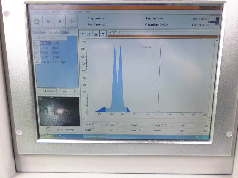 XRF Gold Purity Tester , XRF Gold Purity Analyzer for Testing and