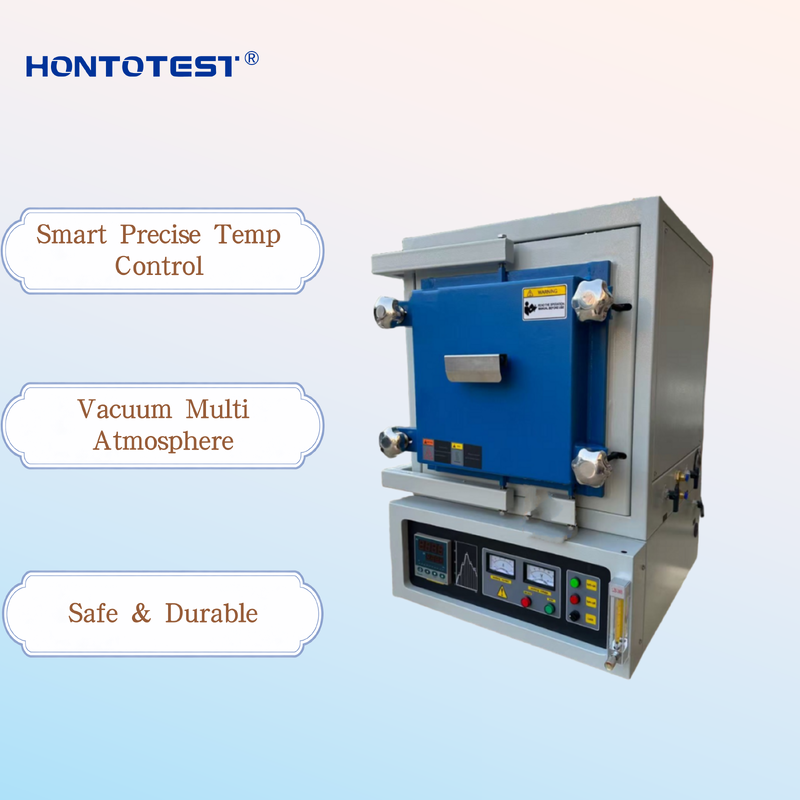 HT-VF-12 Vacuum Atmosphere Furnace High Temperature Three-sided Heating Vacuum Furnace,Lab Sintering Heat Treatment Furnace