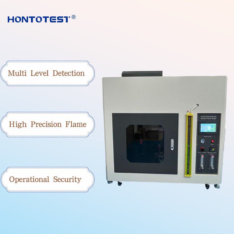 HT-408PT-PL UL94 Plastic Horizontal & Vertical Combustion Tester, Flammability Rating Test Machine for HB V0-V2 5VA/5VB