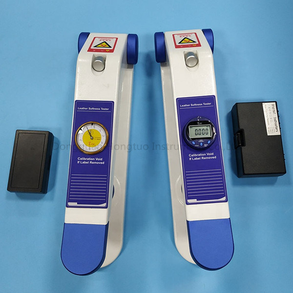 HT-136 Leather Softness Tester Portable Leather Hardness Uniformity Test Machine QC Inspection Instrument