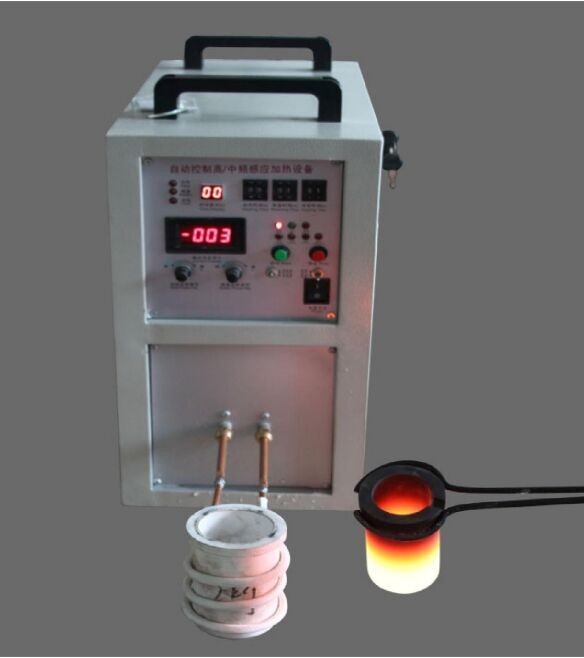 Portable Gold Mini Melting Furnace, Gold Induction Melting Machine